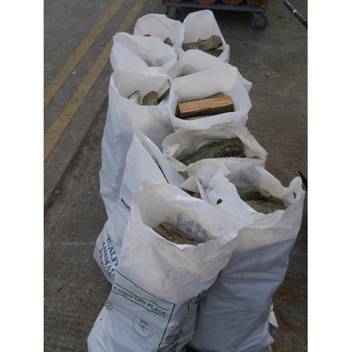 13 - 10 BAGS OF LOGS