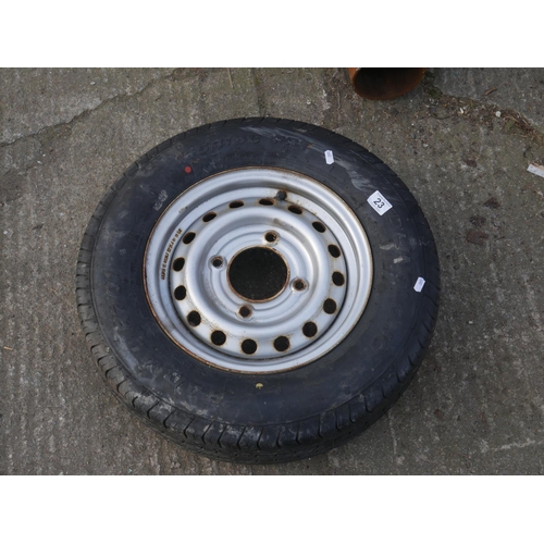 23 - TRAILER SPARE WHEEL