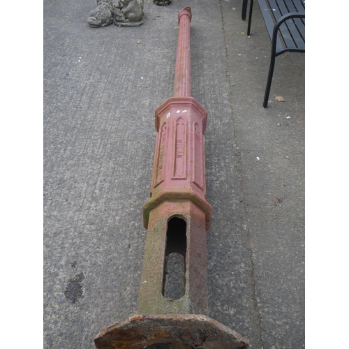 89 - CAST IRON LAMP POST