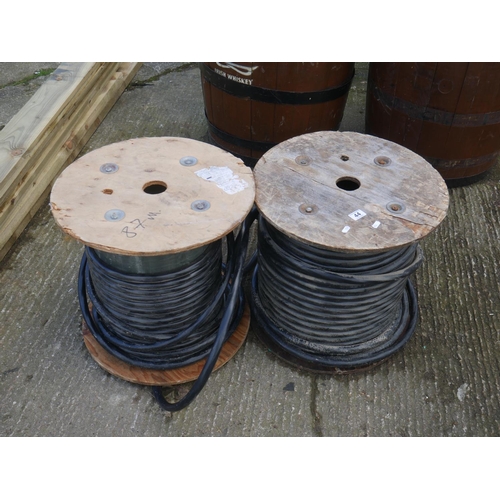 44 - 2 DRUMS OF CABLE