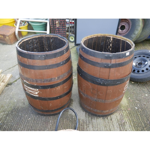 45 - 2 WHISKEY BARRELS