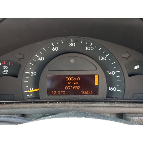 130 - 2002 MERCEDES C220 CDI - 91,000 GENUINE MILES - MOT TO OCTOBER - SERVICED AT 86,000 MILES