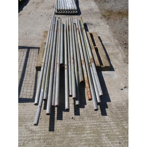 4 - LOT OF GALV PIPING