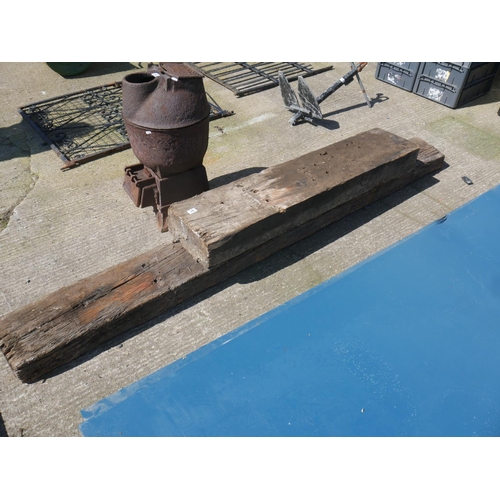 51 - 2 RAILWAY SLEEPERS