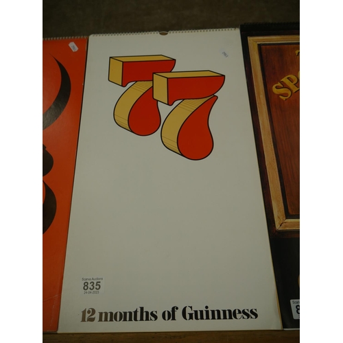 835 - GUINNESS CALENDAR 1977