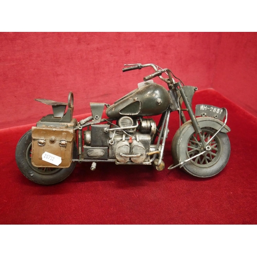 849 - TIN PLATE MOTORBIKE