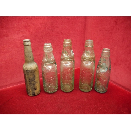 857 - 5 OLD BOTTLES