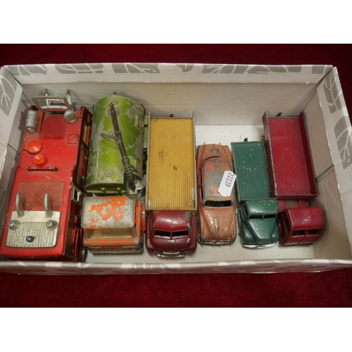 858 - BOX OF MODEL CARS