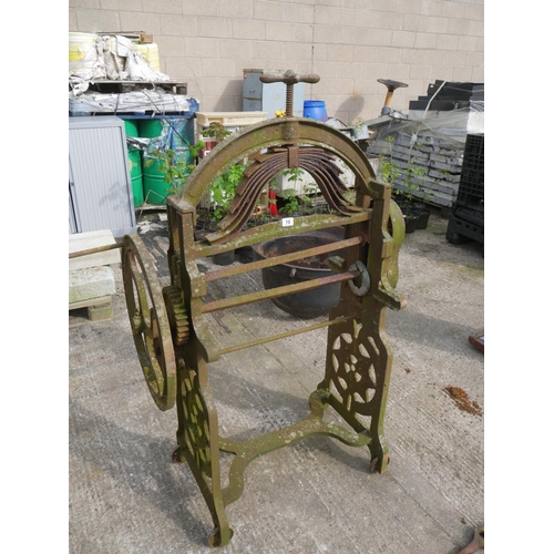 10 - OLD JOHNSON & CO OF BELFAST MANGLE FRAME