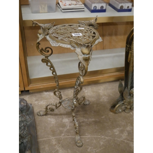 380 - BRASS PLANT STAND