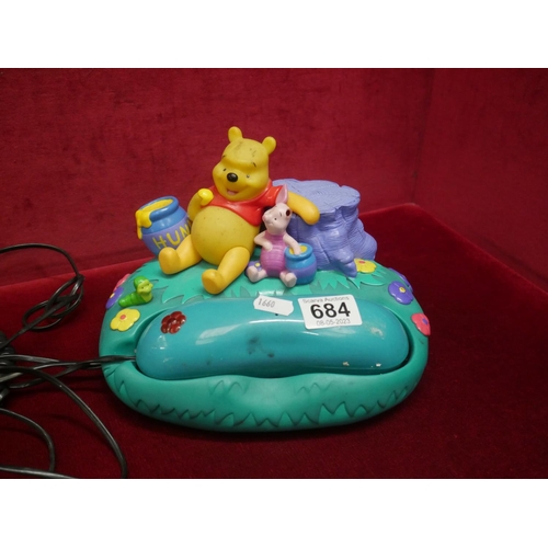 684 - WINNIE THE POOH TELEPHONE