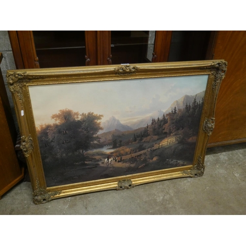 711 - GILT FRAMED PRINT