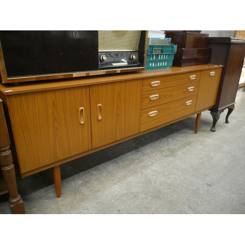 737 - MID CENTURY SIDEBOARD - SLIGHT DAMAGE ON TOP