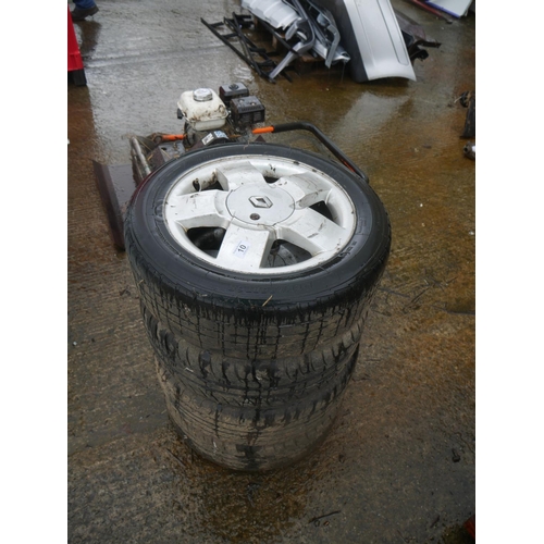 10 - 4 ALLOY WHEELS