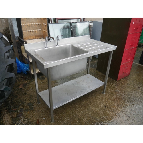 27 - STAINLESS STEEL SINK