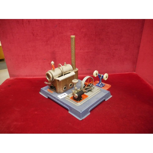 314 - WILESCO STEAM MODEL