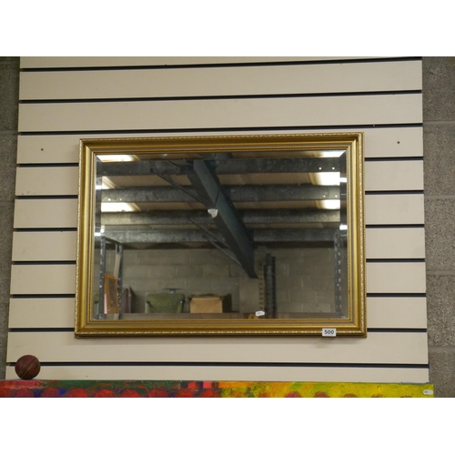 500 - GILT FRAMED MIRROR