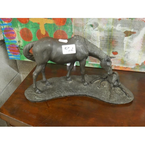 502 - HORSE FIGURINE