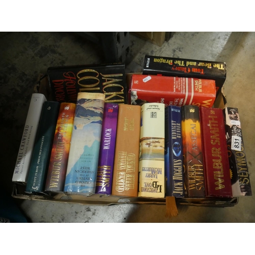 831 - BOX OF BOOKS