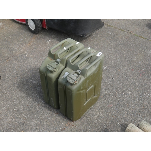 105 - 2 JERRY CANS