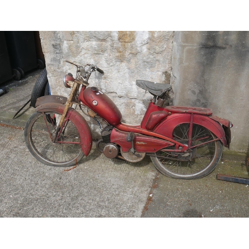 154 - 1969 VESPA WITH TAX BOOK 49CC PETROL