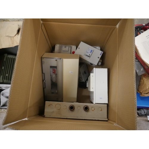 215 - BOX OF ELECTRICAL CONTROL UNITS