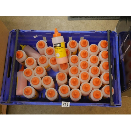 218 - BOX OF LINE MARKING CHALK