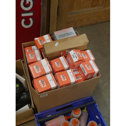 219 - BOX OF FILTERS