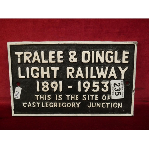 235 - RAILWAY SIGN