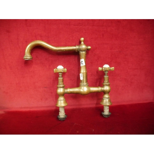 242 - BRASS MIXER TAP