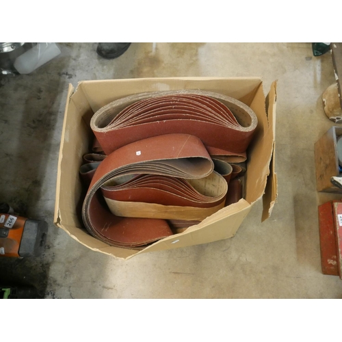 265 - LOT OF BELT SANDER PADS