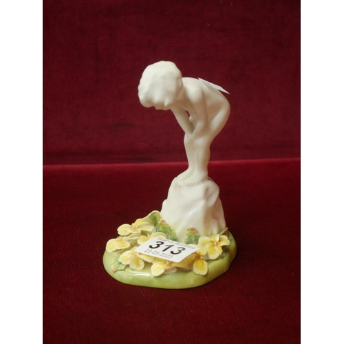 313 - ROYAL DOULTON SIGNED FIGURINE