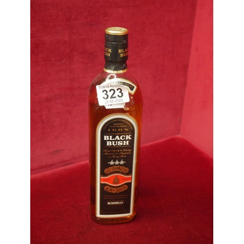 323 - BOTTLE OF BLACK BUSH WHISKEY