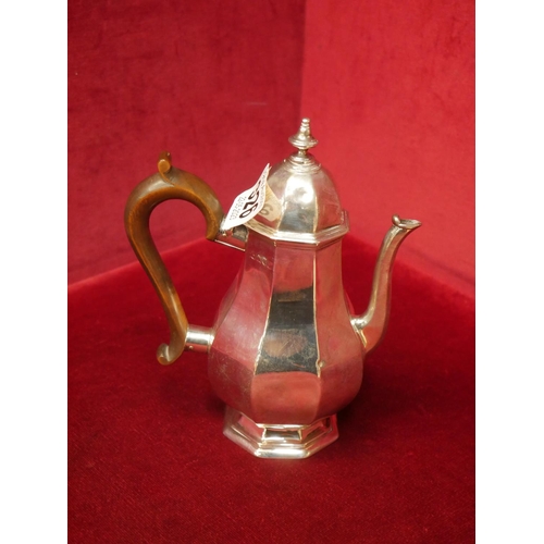 326 - SMALL SILVER COFFEE POT