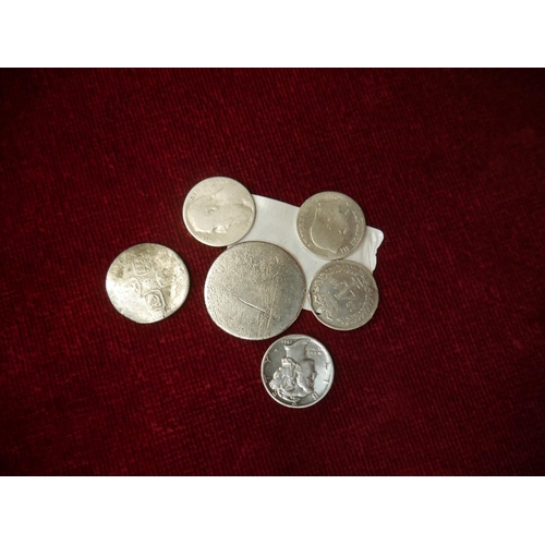 389 - 6 SILVER COINS