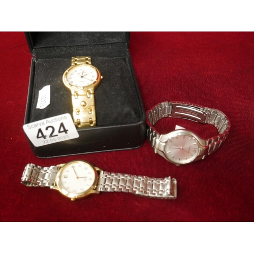 424 - 3 WATCHES