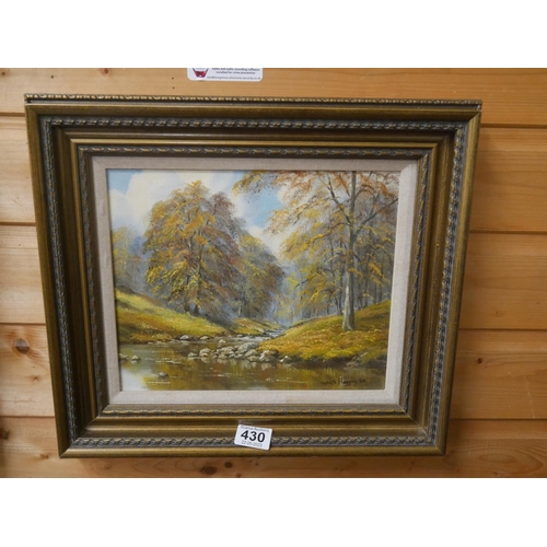 430 - JOHN S. HAGGAN OIL PAINTING NEAR COOKSTOWN