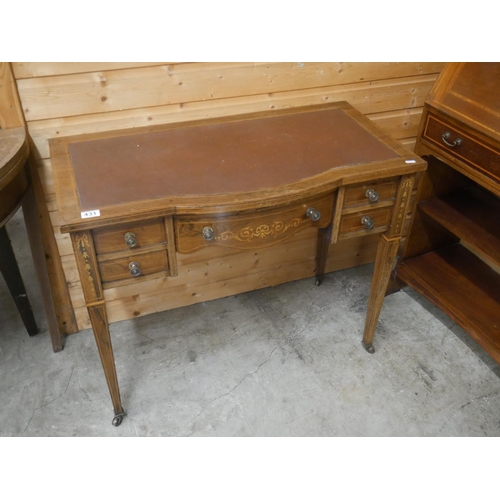 431 - EDWARDIAN INLAID ROSEWOOD LADIES DESK