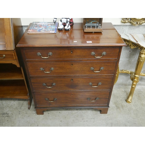 436 - GEORGIAN 4 DRAWER CHEST