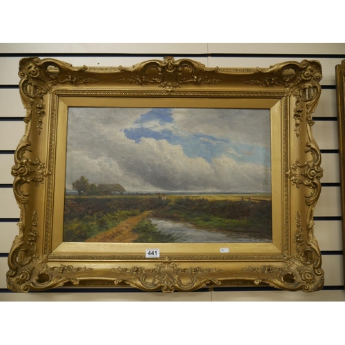 441 - 19TH C. OIL PAINTING A WATTS