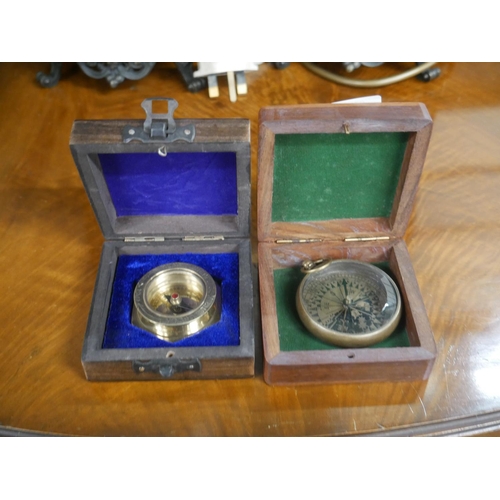 455 - 2 CASED COMPASS