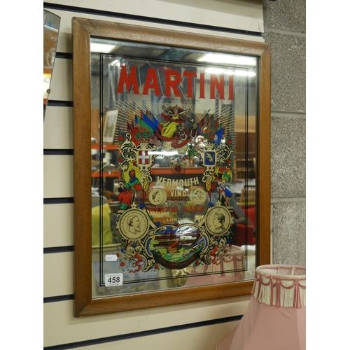 458 - MARTINI ADVERTISING MIRROR