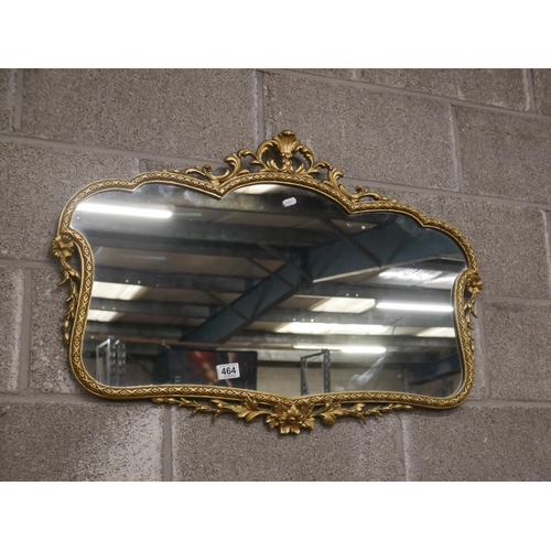 464 - GILT MIRROR