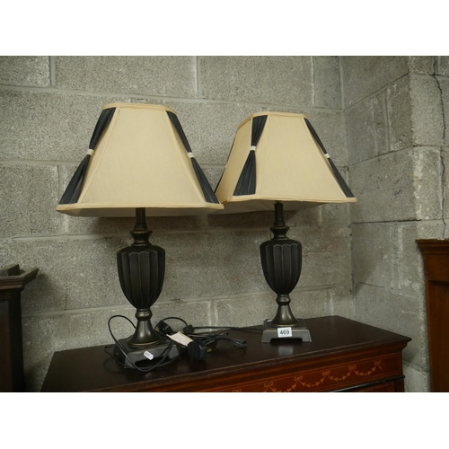 469 - PAIR OF TABLE LAMPS