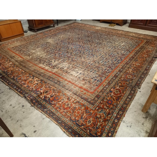 475 - LARGE RUG - POOR CONDITION