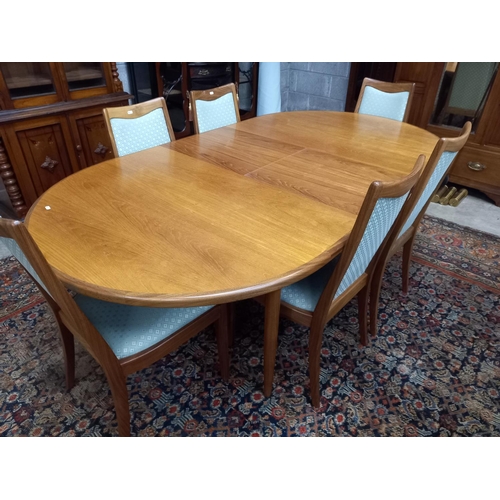 491 - G-PLAN DINING TABLE & 6 CHAIRS