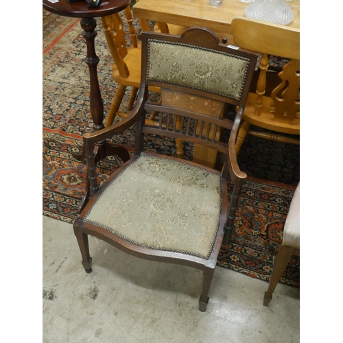 502 - INLAID SIDE CHAIR