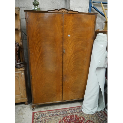 510 - MAHOGANY WARDROBE