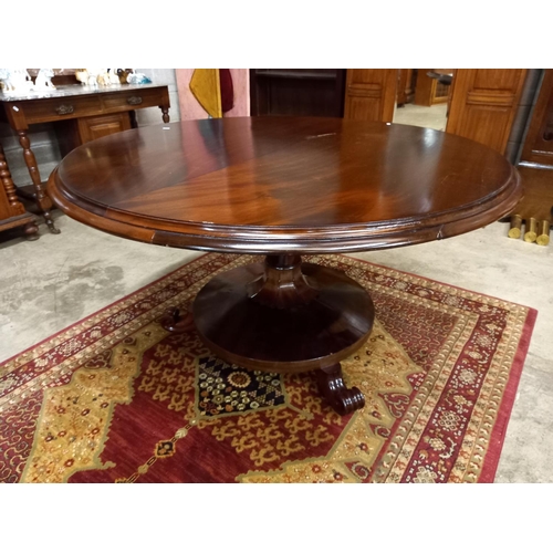 522 - WILLIAM IV TILT TOP BREAKFAST TABLE