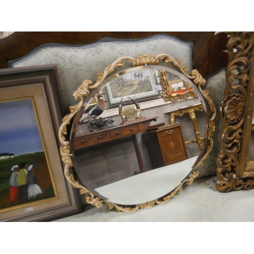 545 - VINTAGE GILT MIRROR